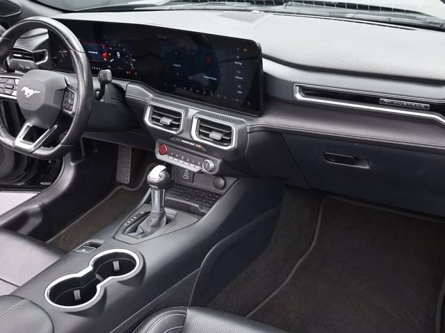 2024 Shadow Black Ford Mustang EcoBoost Premium RWD Convertible