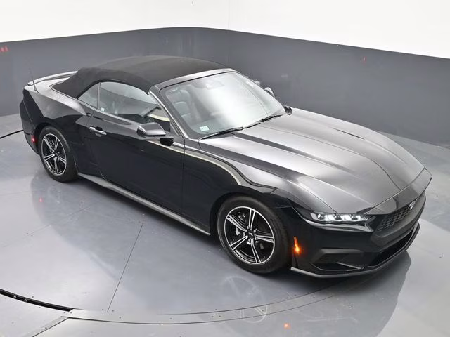 2024 Shadow Black Ford Mustang EcoBoost Premium RWD Convertible