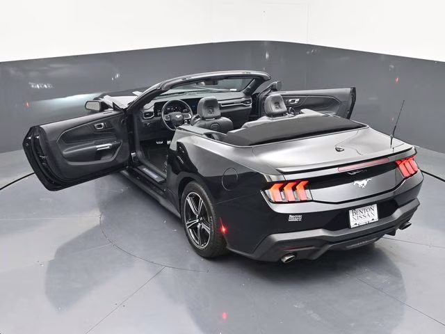 2024 Shadow Black Ford Mustang EcoBoost Premium RWD Convertible