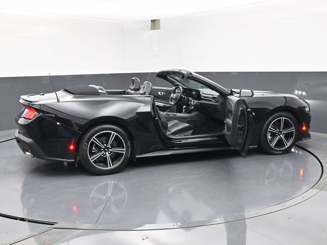 2024 Shadow Black Ford Mustang EcoBoost Premium RWD Convertible