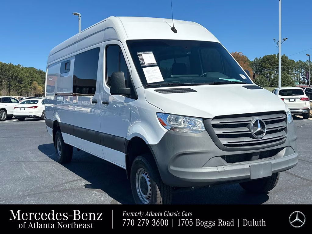 2023 Arctic White Mercedes-Benz Sprinter 2500 Cargo 170 WB AWD Van