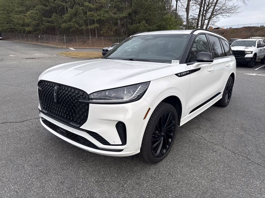 2025 Pristine White Metallic Tri-Coat Lincoln Aviator Reserve AWD SUV