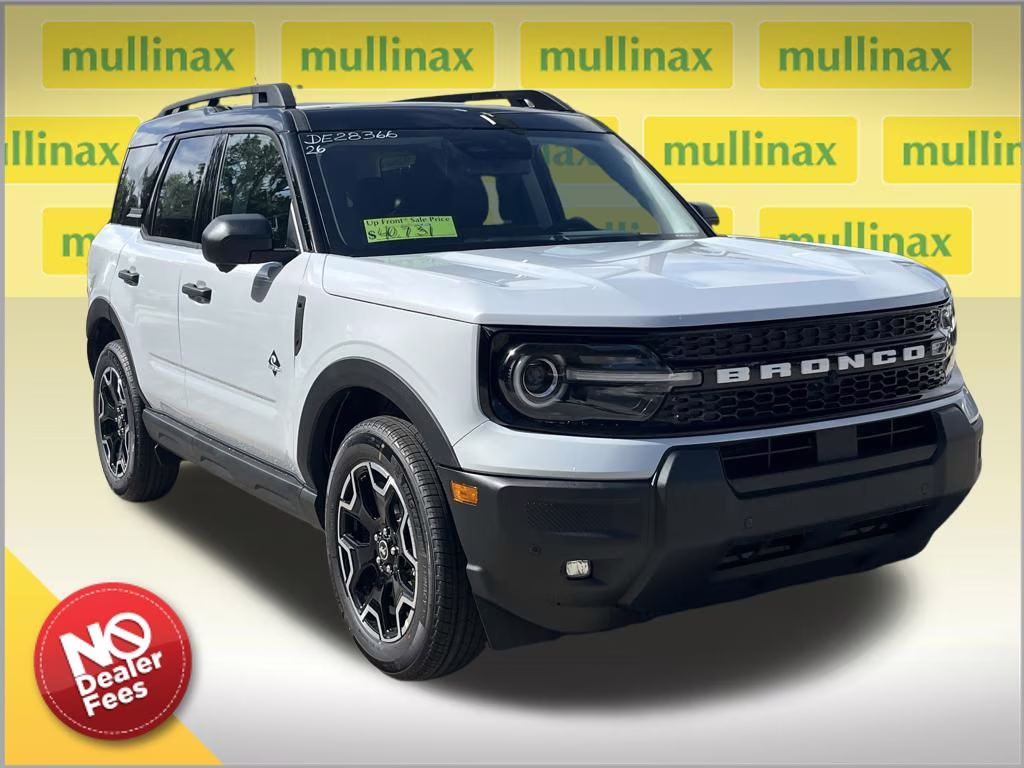 2026 Oxford White Ford Bronco Sport Outer Banks 4X4 SUV