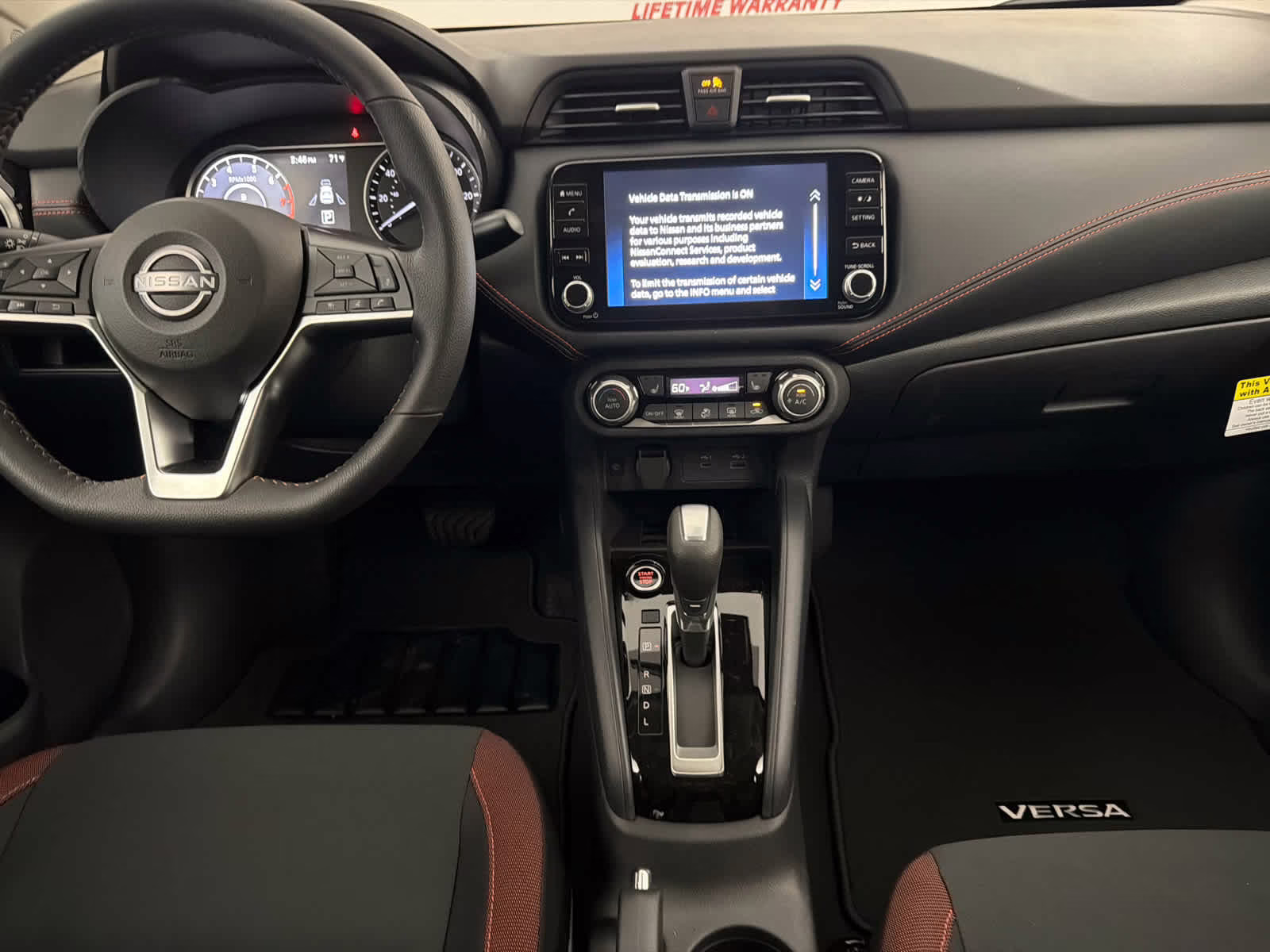 2025 Gray Sky Pearl Nissan Versa SR FWD Sedan