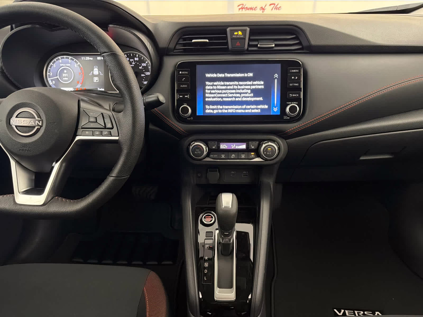 2025 Aspen White Tricoat Nissan Versa SR FWD Sedan