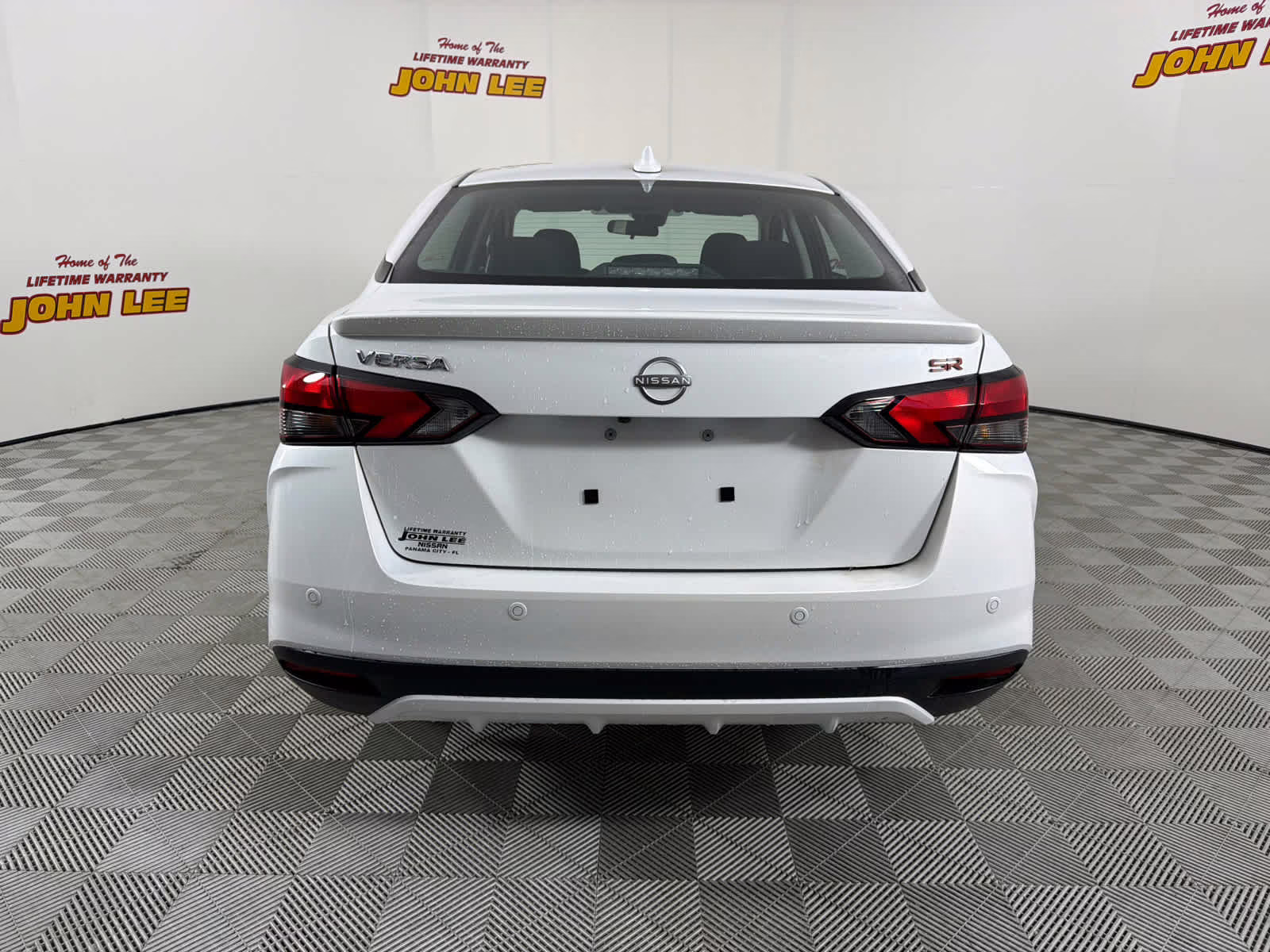 2025 Aspen White Tricoat Nissan Versa SR FWD Sedan