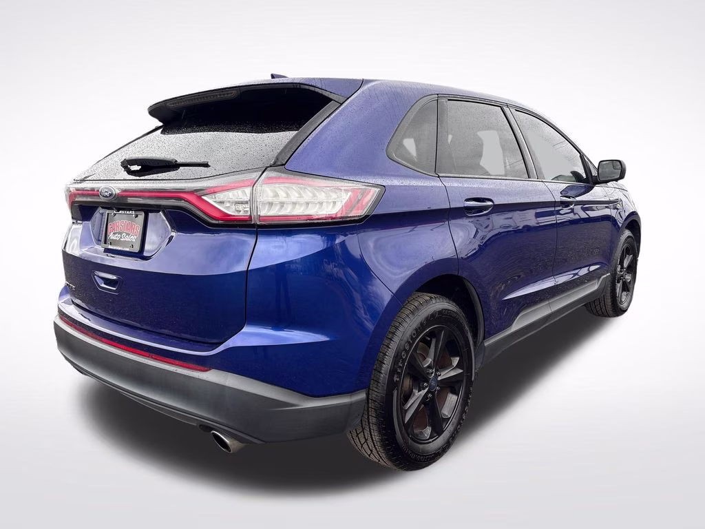 2015 Blue Metallic Ford Edge SE AWD SUV