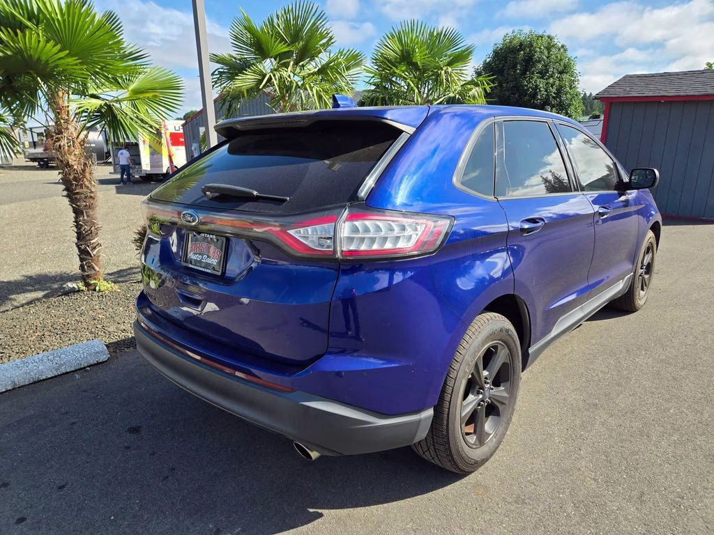 2015 Blue Metallic Ford Edge SE AWD SUV