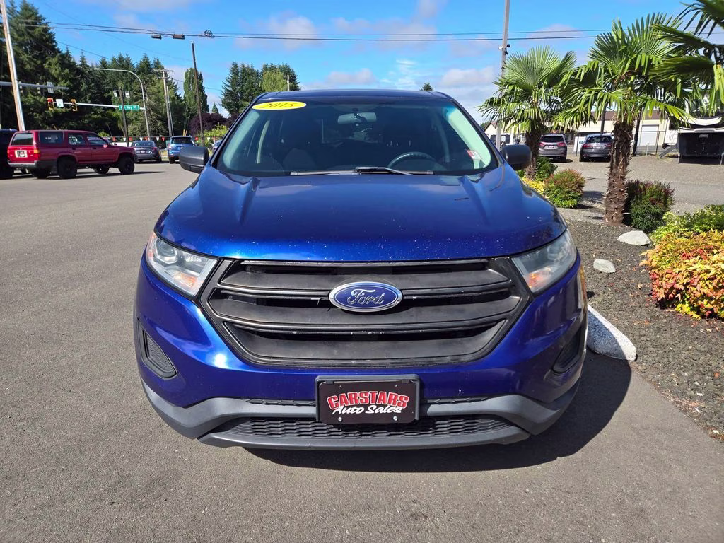 2015 Blue Metallic Ford Edge SE AWD SUV