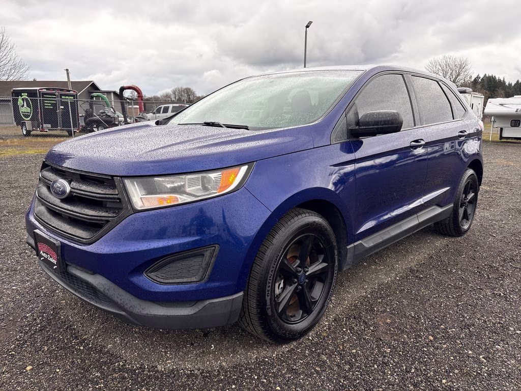 2015 Blue Metallic Ford Edge SE AWD SUV