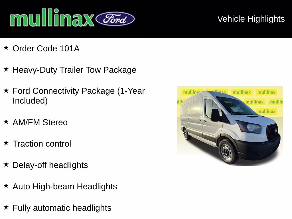 2026 Oxford White Ford Transit-250 Base RWD Van