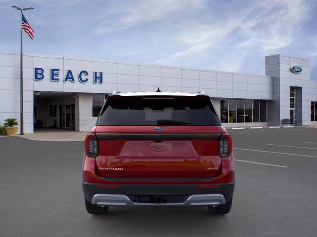2026 Red Metallic Ford Explorer Platinum 4X4 SUV