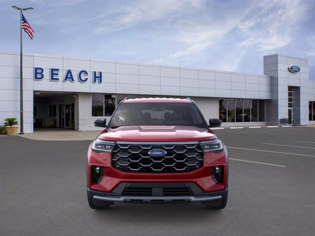 2026 Red Metallic Ford Explorer Platinum 4X4 SUV