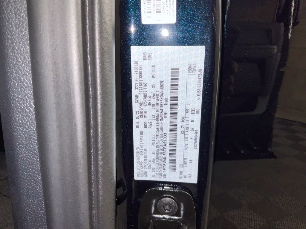 2026 Blue Ford F-150 Tremor 4X4 Truck