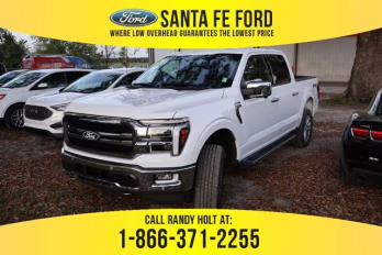 2024 White Ford F-150 LARIAT 4X4 Truck