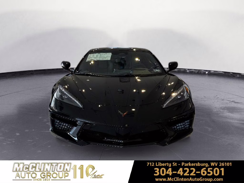2026 Black Chevrolet Corvette 1LT RWD Coupe