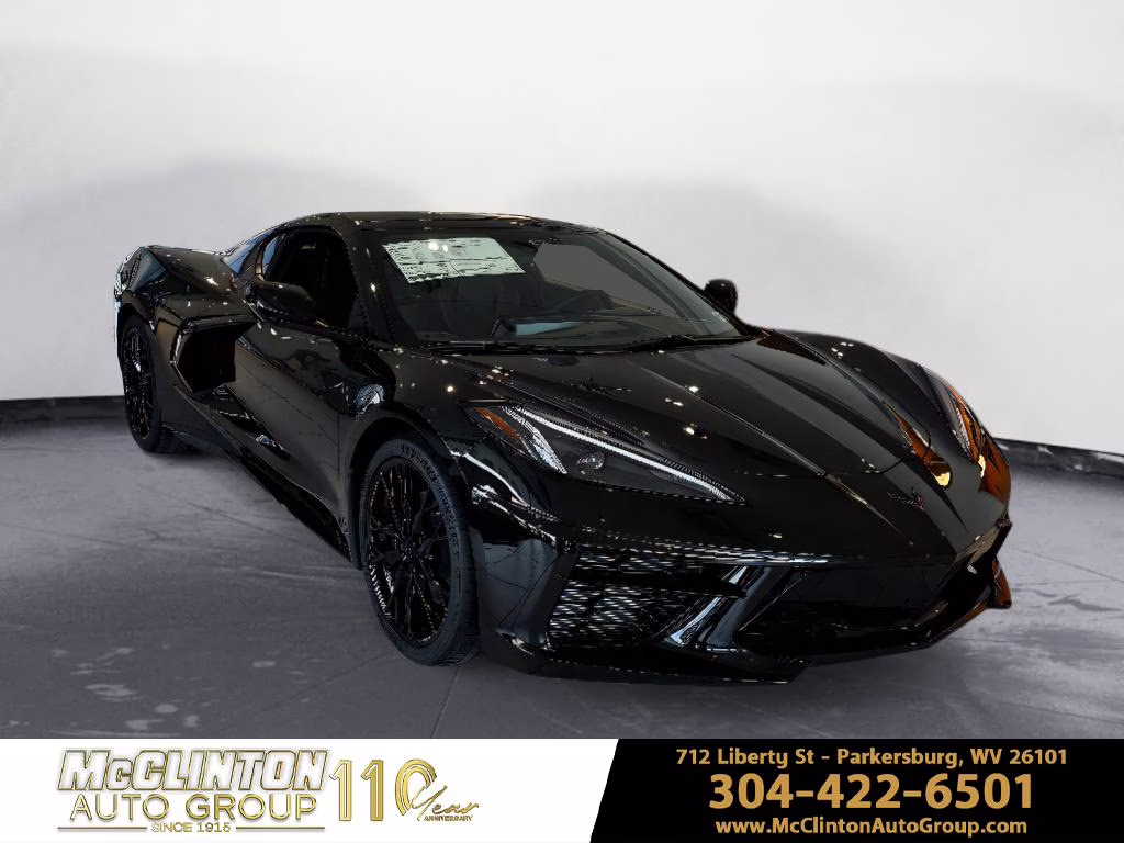 2026 Black Chevrolet Corvette 1LT RWD Coupe