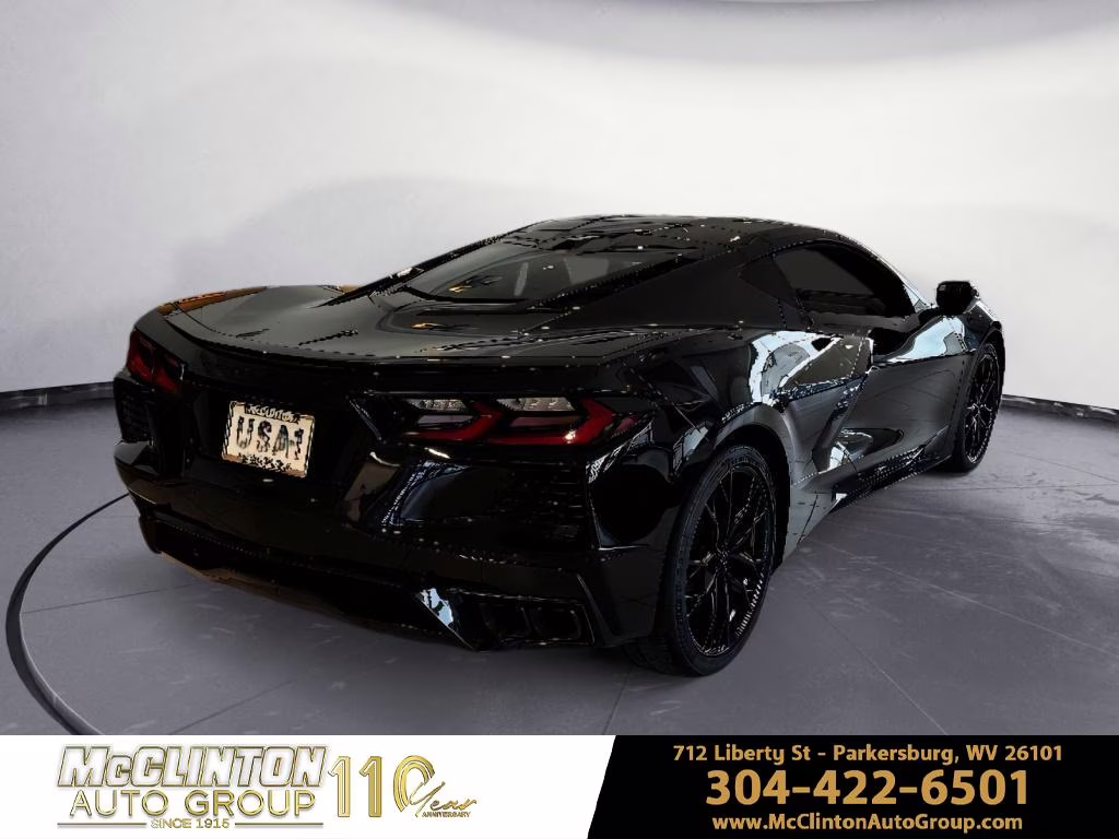 2026 Black Chevrolet Corvette 1LT RWD Coupe