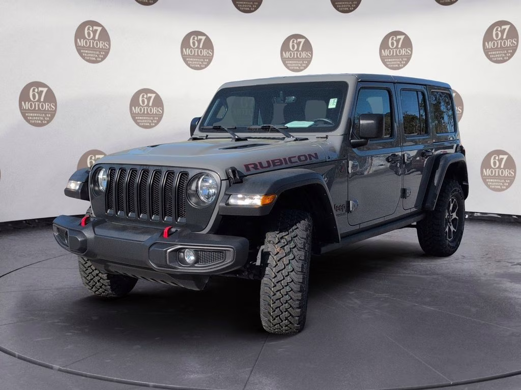 2022 Sting-Gray Clearcoat Jeep Wrangler Unlimited Rubicon 4X4 SUV