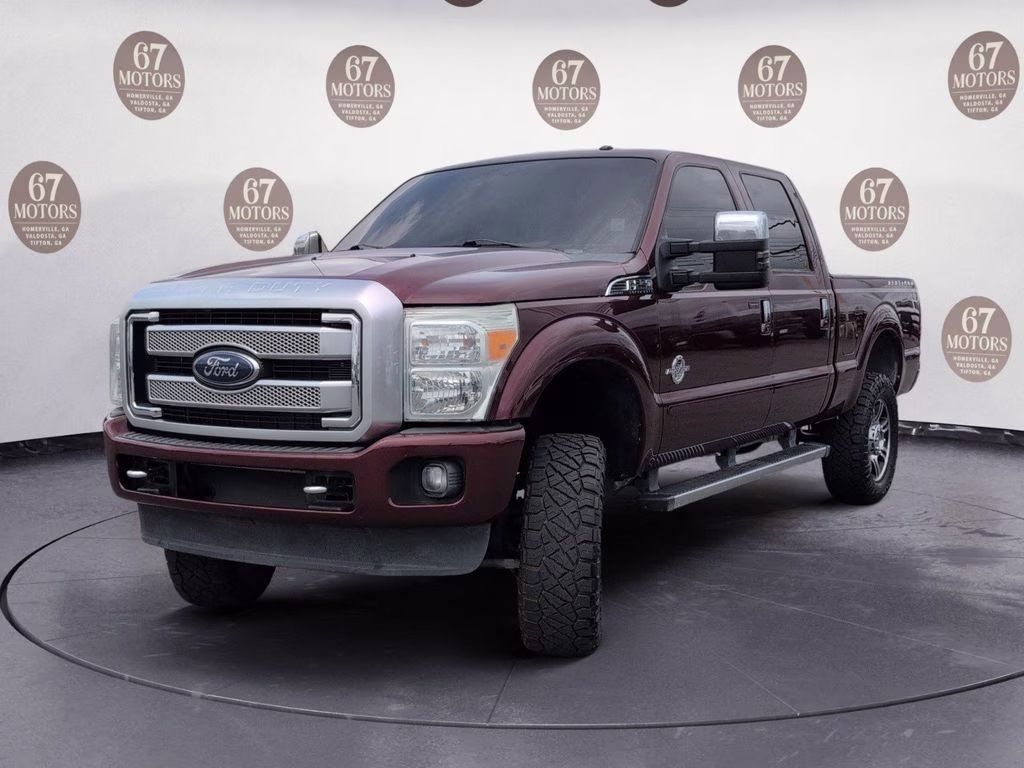 2015 Bronze Ford Super Duty F-250 SRW Platinum 4X4 Truck