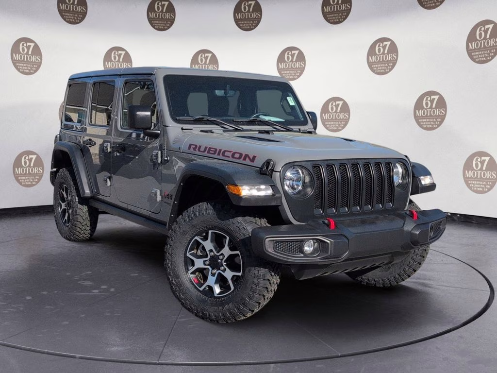 2022 Sting-Gray Clearcoat Jeep Wrangler Unlimited Rubicon 4X4 SUV