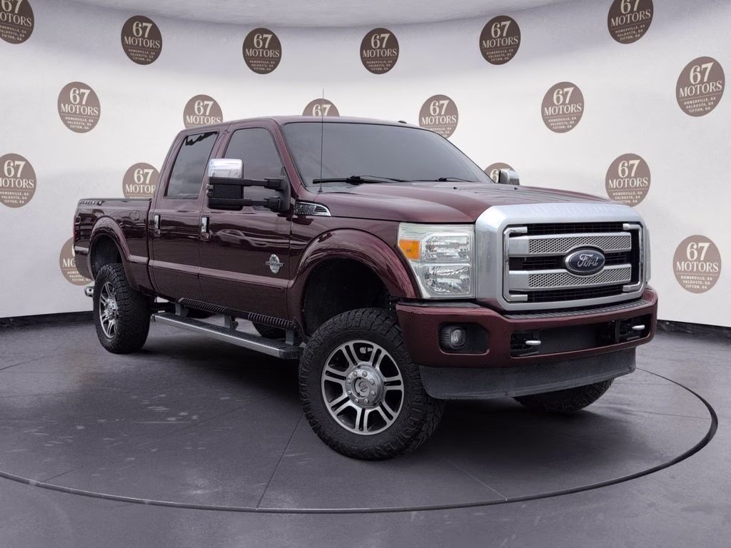 2015 Bronze Ford Super Duty F-250 SRW Platinum 4X4 Truck