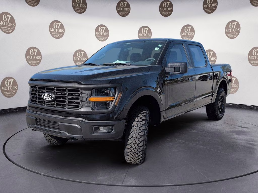 2025 Black Metallic Ford F-150 STX 4X4 Truck