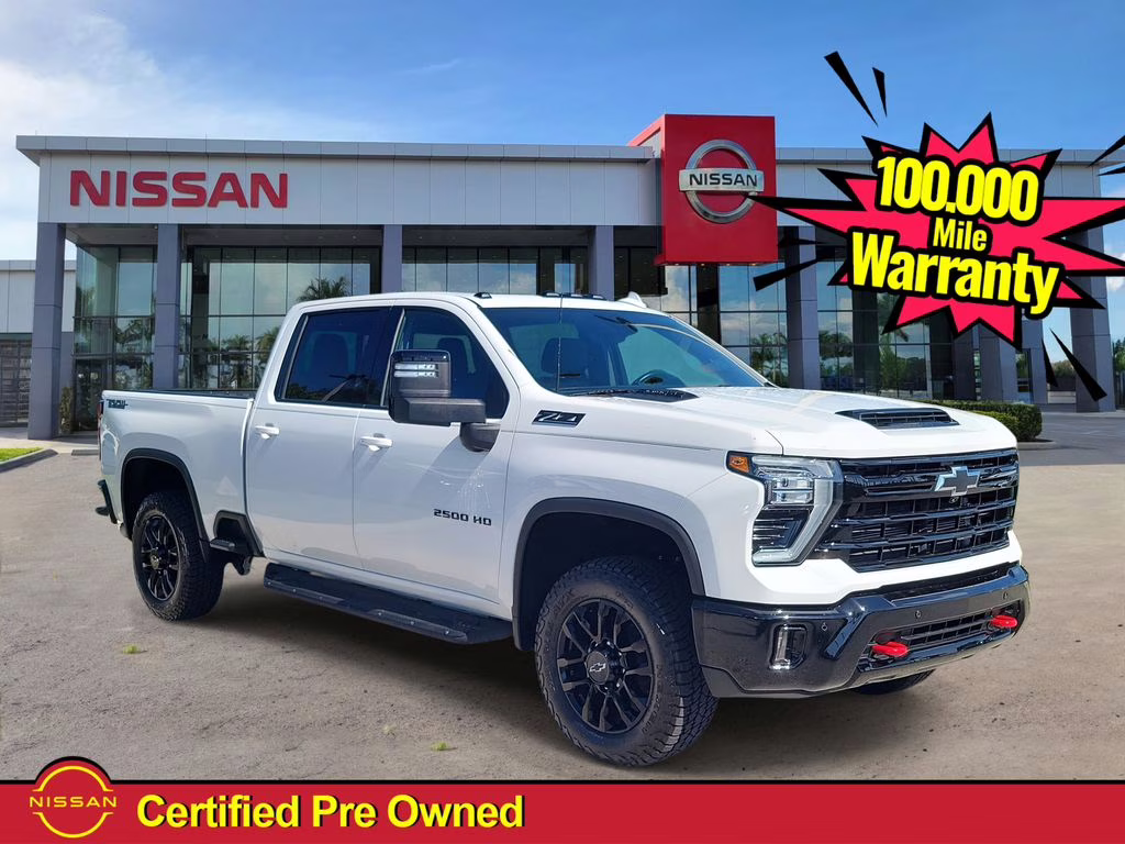 2025 Summit White Chevrolet Silverado 2500HD LTZ 4X4 Truck