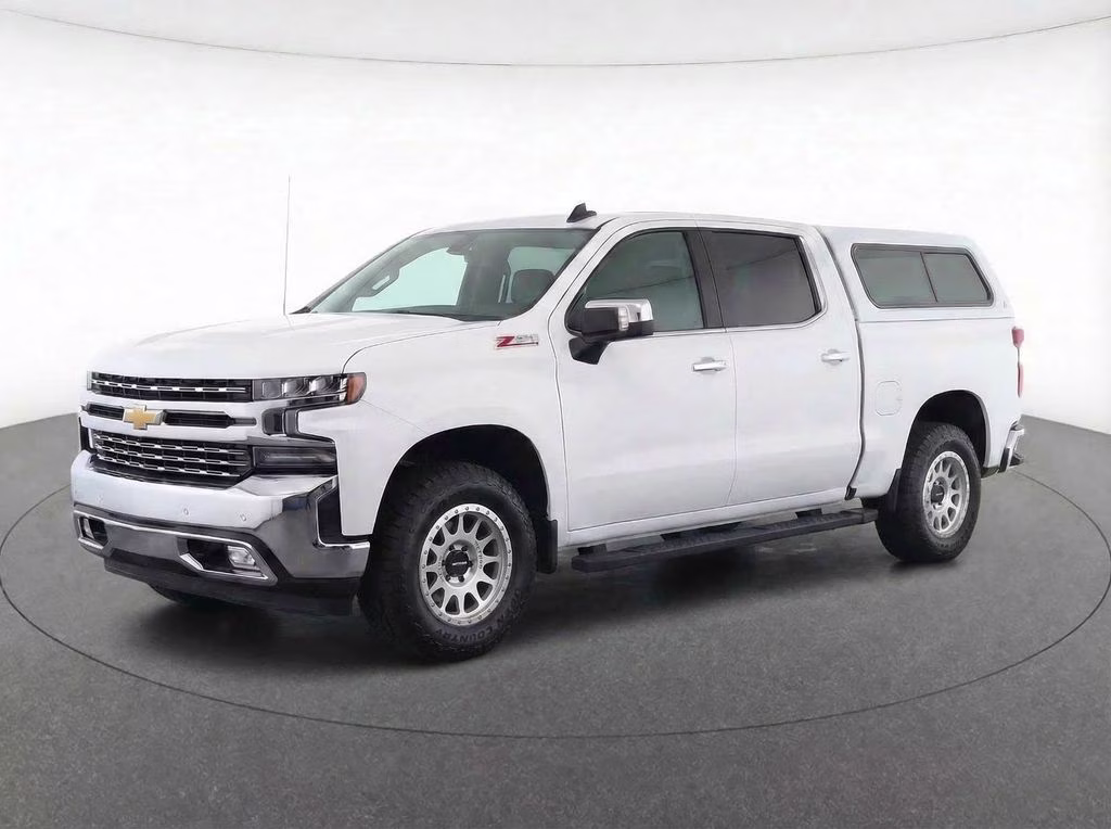 2019 Summit White Chevrolet Silverado 1500 LTZ 4X4 Truck