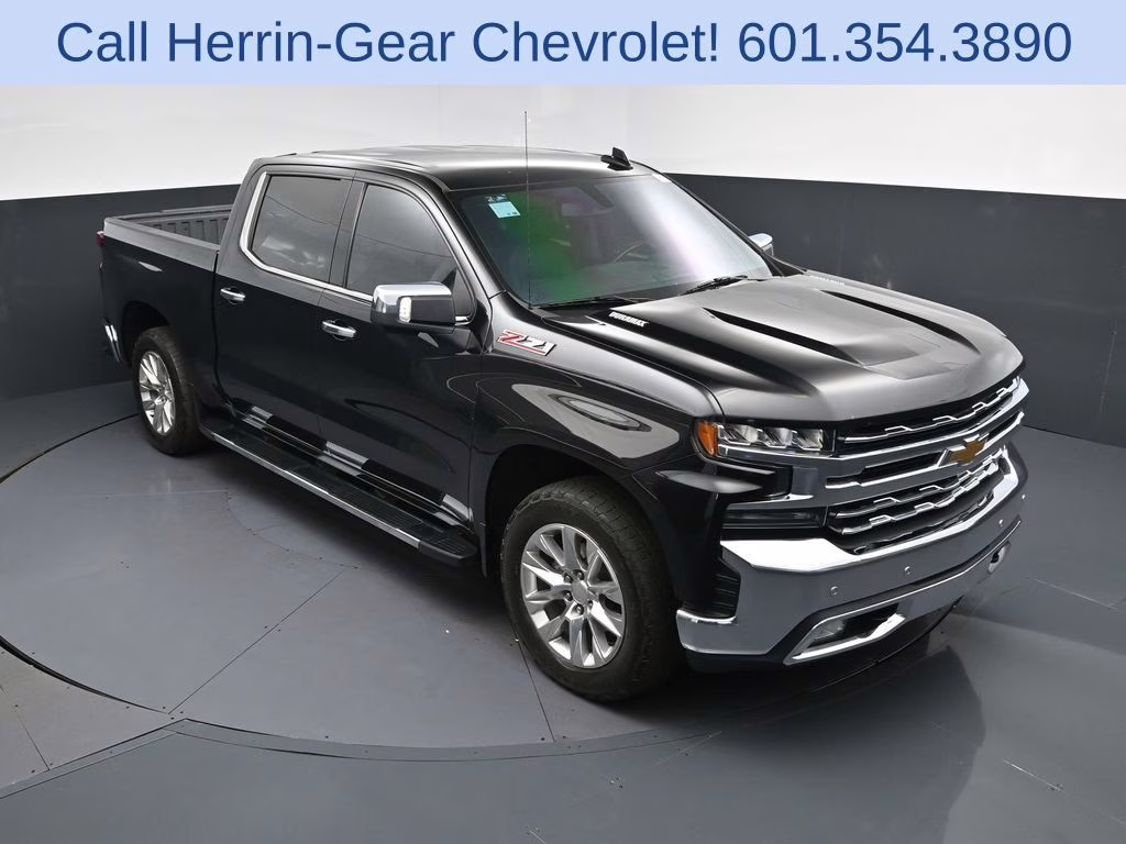 2021 Black Chevrolet Silverado 1500 LTZ 4X4 Truck