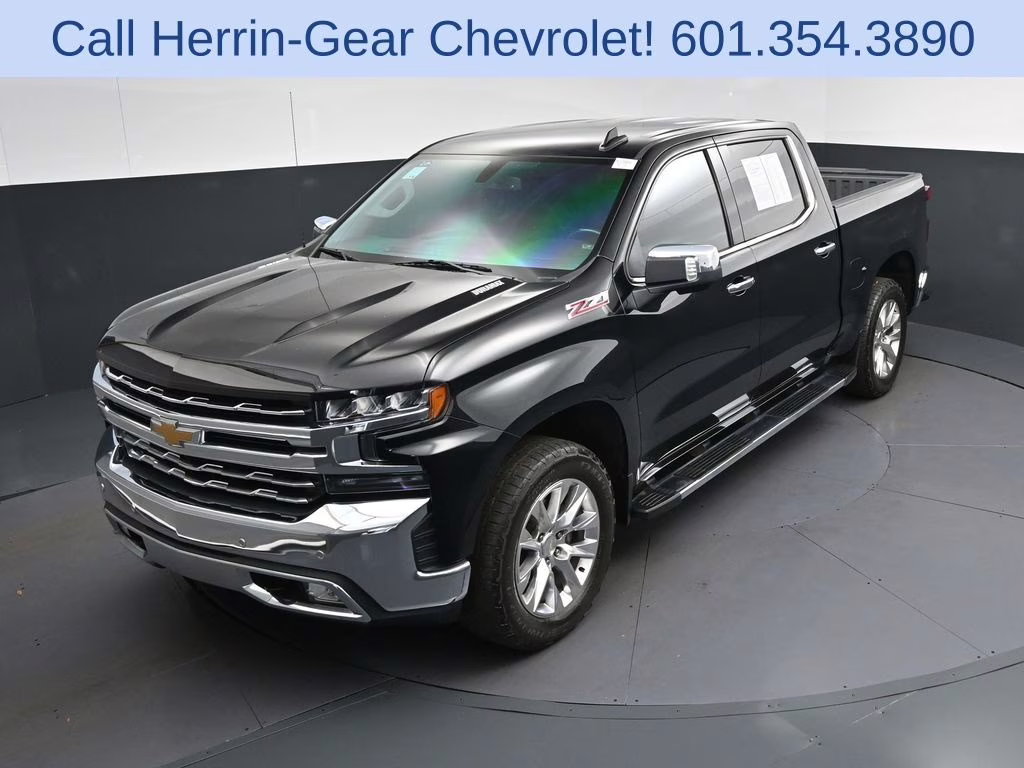 2021 Black Chevrolet Silverado 1500 LTZ 4X4 Truck