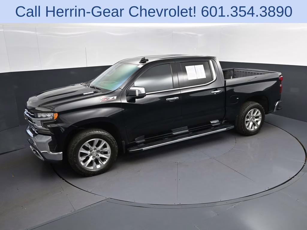 2021 Black Chevrolet Silverado 1500 LTZ 4X4 Truck