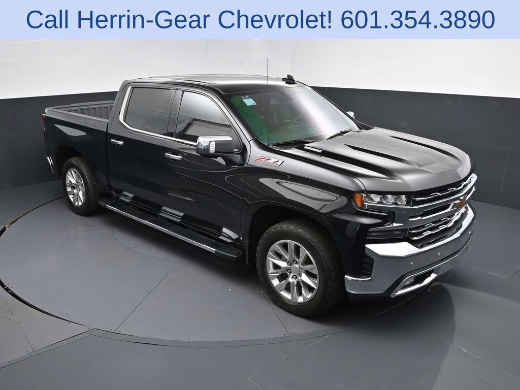 2021 Black Chevrolet Silverado 1500 LTZ 4X4 Truck