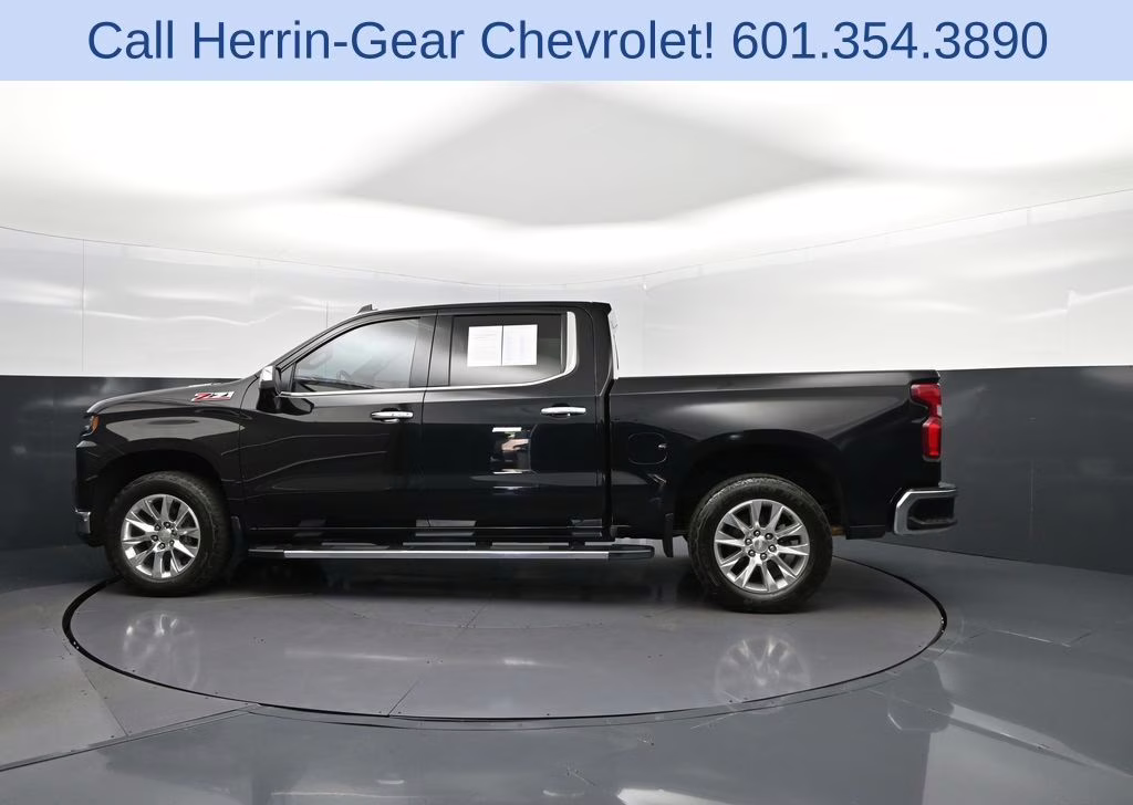 2021 Black Chevrolet Silverado 1500 LTZ 4X4 Truck