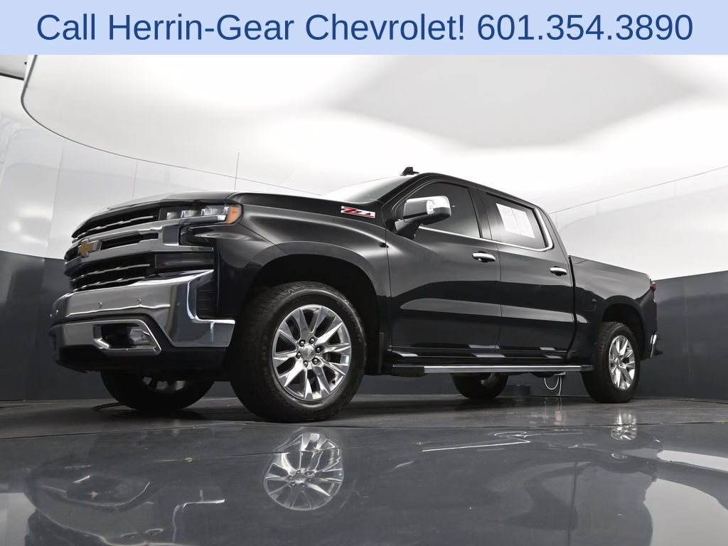 2021 Black Chevrolet Silverado 1500 LTZ 4X4 Truck