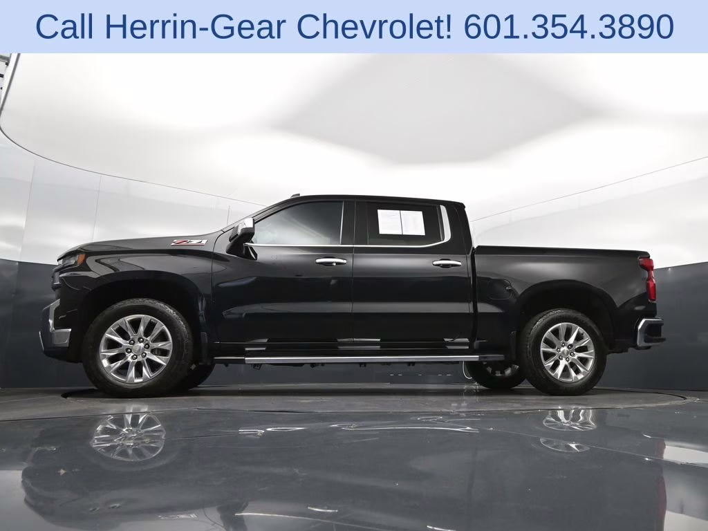 2021 Black Chevrolet Silverado 1500 LTZ 4X4 Truck