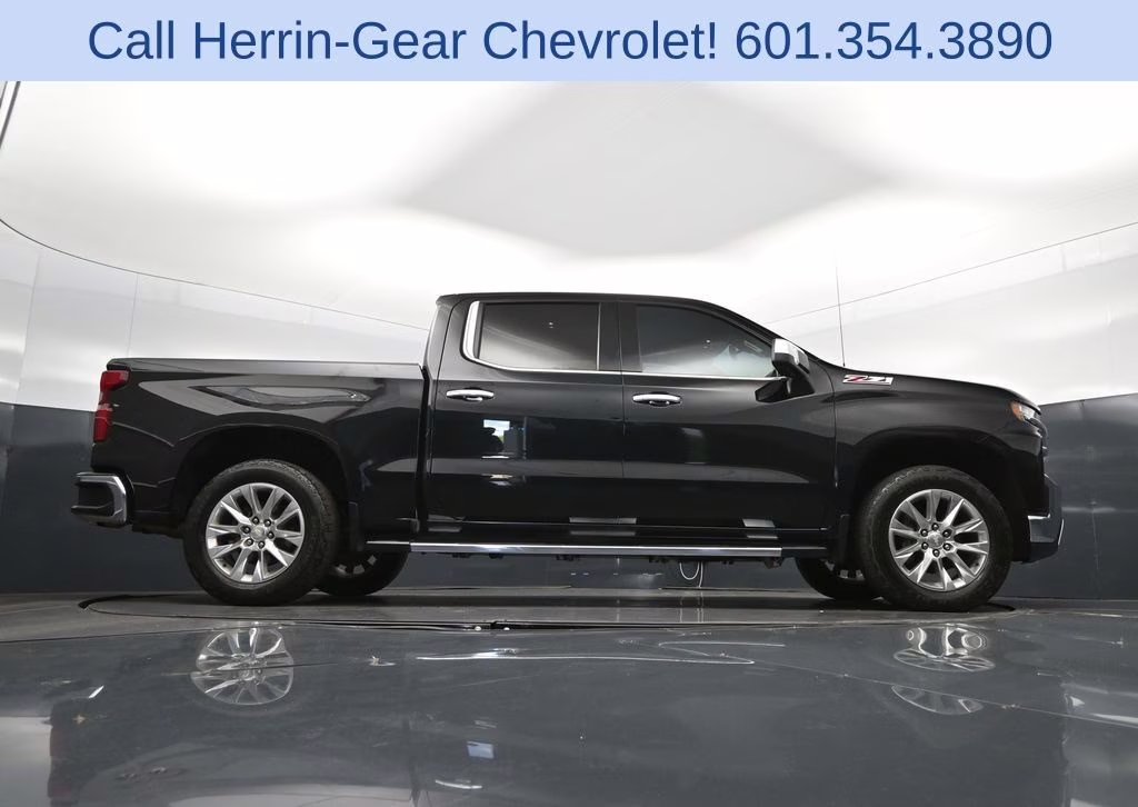 2021 Black Chevrolet Silverado 1500 LTZ 4X4 Truck
