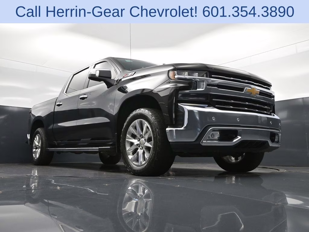 2021 Black Chevrolet Silverado 1500 LTZ 4X4 Truck