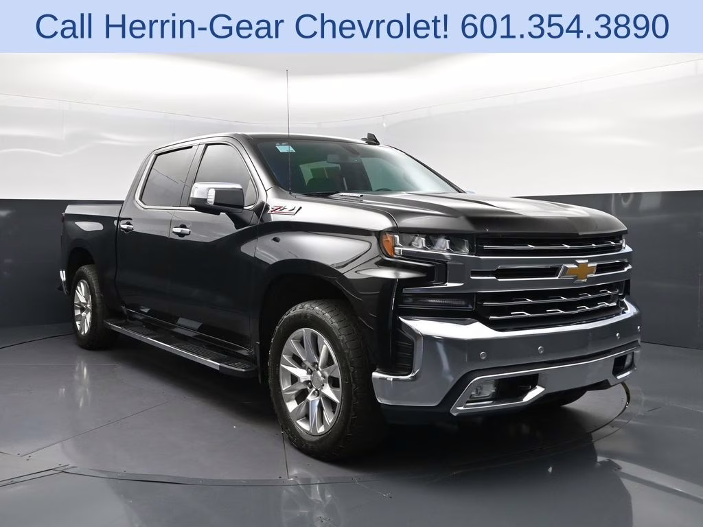 2021 Black Chevrolet Silverado 1500 LTZ 4X4 Truck