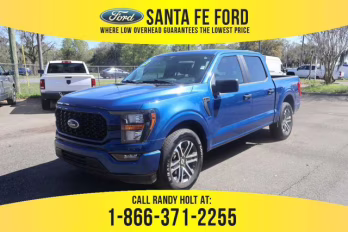 2023 Blue Ford F-150 XL RWD Truck