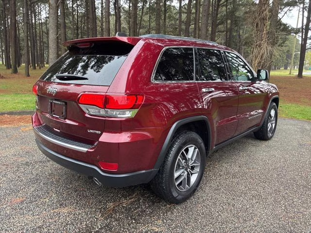 2020 Velvet Red Pearlcoat Jeep Grand Cherokee Limited RWD SUV
