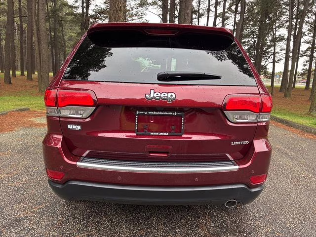 2020 Velvet Red Pearlcoat Jeep Grand Cherokee Limited RWD SUV
