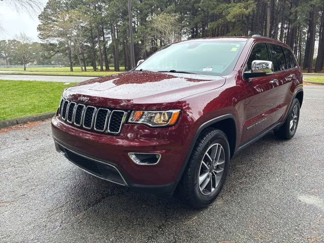 2020 Velvet Red Pearlcoat Jeep Grand Cherokee Limited RWD SUV