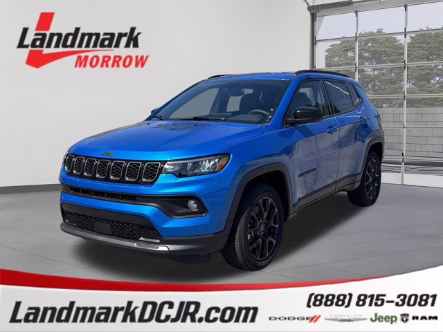 2026 Hydro Blue Pearlcoat Jeep Compass Latitude Altitude 4X4 SUV