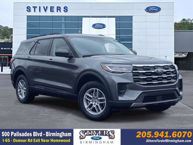 2026 Carbonized Gray Metallic Ford Explorer Active RWD SUV