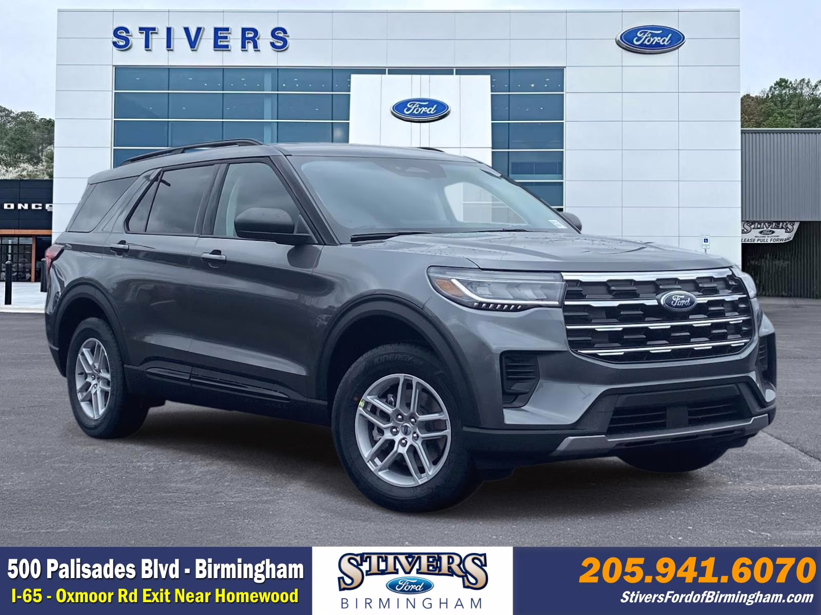 2026 Carbonized Gray Metallic Ford Explorer Active RWD SUV