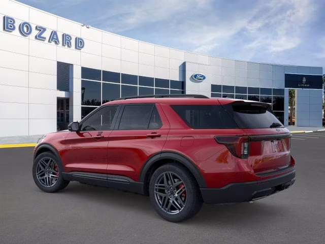 2026 Rapid Red Metallic Tinted Clearcoat Ford Explorer ST-Line RWD SUV