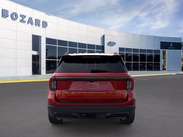 2026 Rapid Red Metallic Tinted Clearcoat Ford Explorer ST-Line RWD SUV