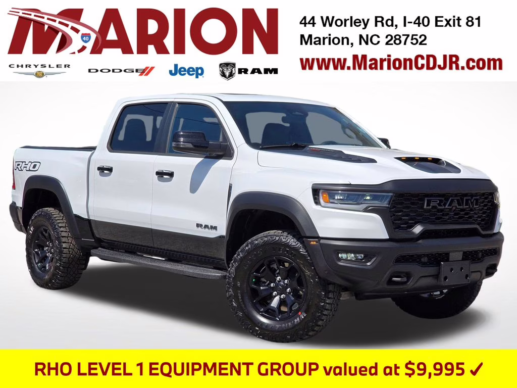 2026 Bright White Clearcoat Ram 1500 RHO 4X4 Truck