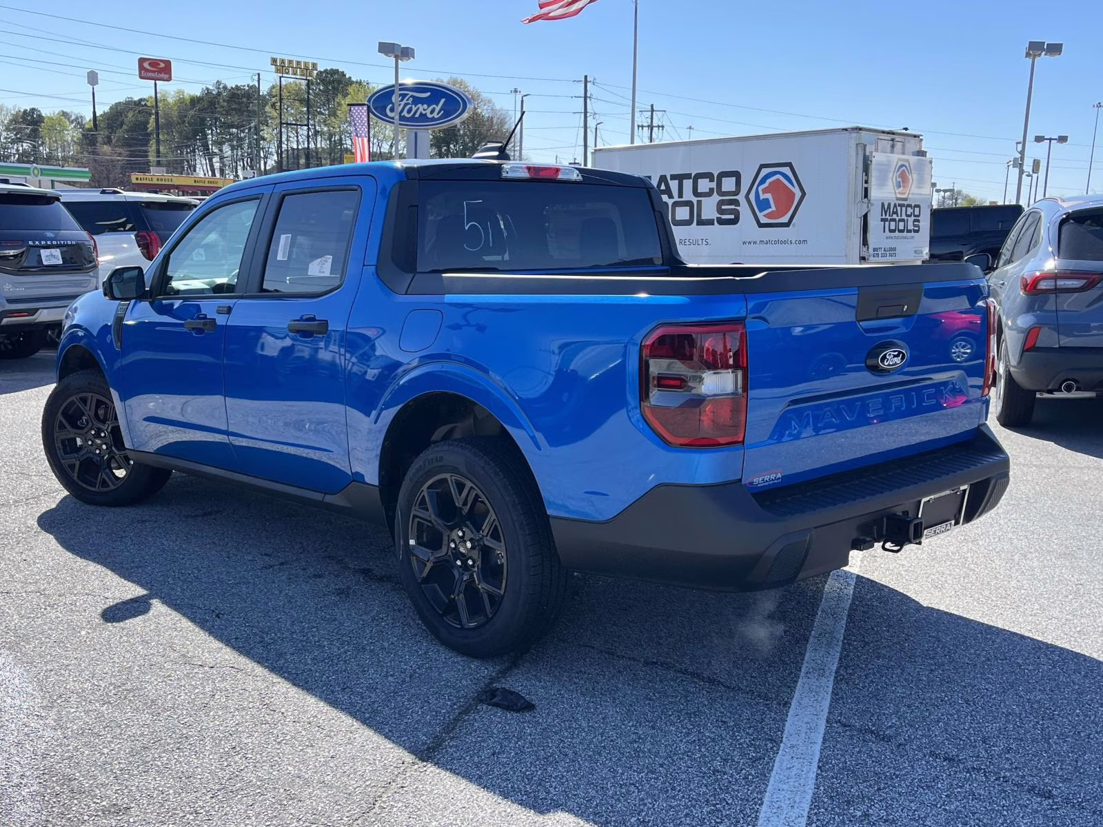 2025 Blue Ford Maverick XLT AWD Truck